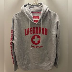 Gray lifeguard sweatshirt